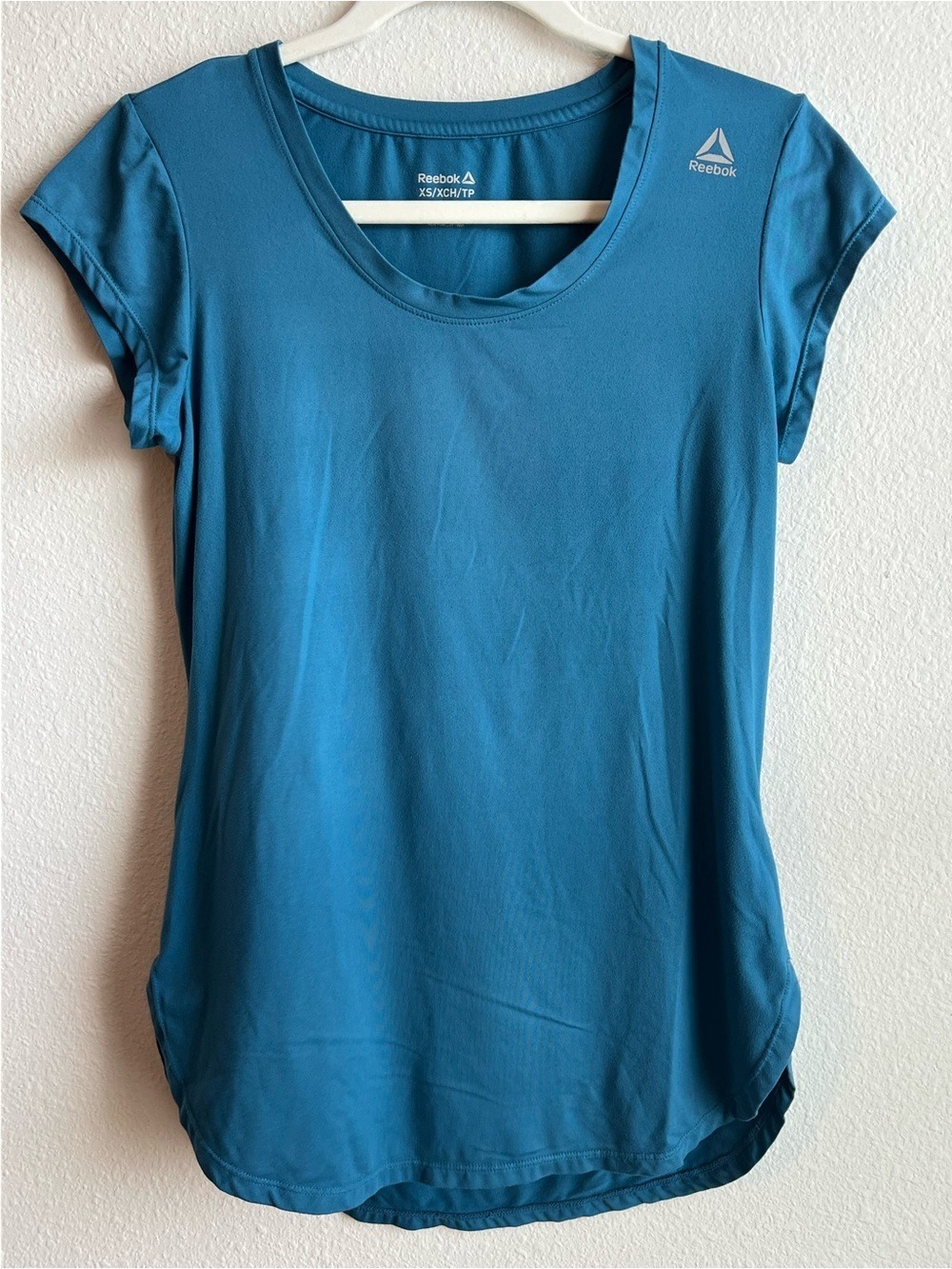Reebok Teal Short-Sleeve Performance Tee